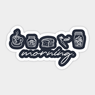 Daily Morning Routine Sticker